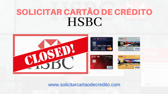 SOLICITAR CARTÃO DE CRÉDITO HSBC