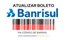 ATUALIZAR BOLETO BANRISUL CODIGO DE BARRAS