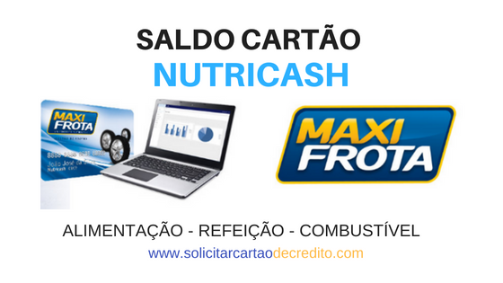 SALDO EXTRATO CARTÃO NUTRICASH