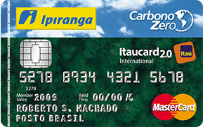 Cartão Ipiranga Itaucard 2.0 Carbono Zero