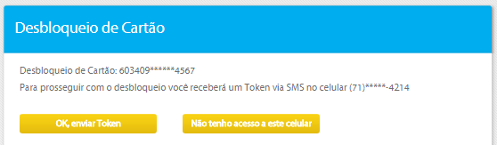 Desbloquear Cartão Senff