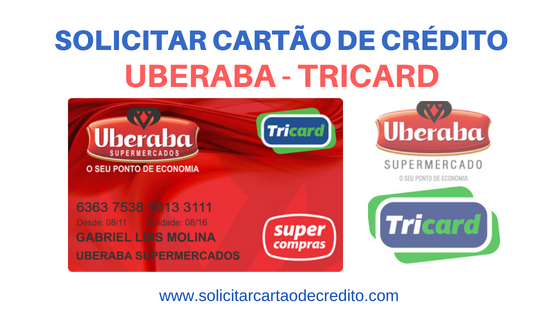 SOLICITAR CARTÃO DE CRÉDITO UBERABA TRICARD