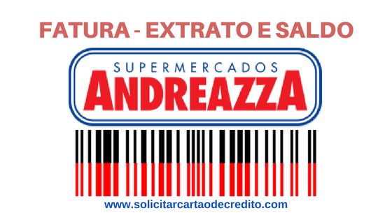 fatura extrato saldo cartão andreazza tricard online