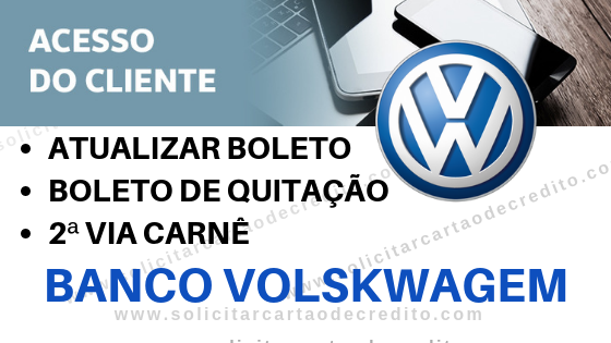 Boleto Volkswagem VW - 2ª Via - Quitação - Carnê