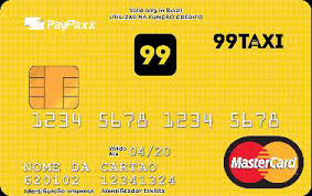 Cartão de Crédito 99 Táxi Pré Pago Mastercard