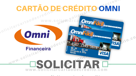 SOLICITAR CARTÃO DE CRÉDITO OMNI