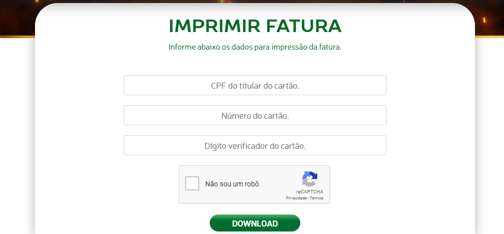 Fatura Cooper Card - 2ª Via, Extrato, Saldo e Boleto 