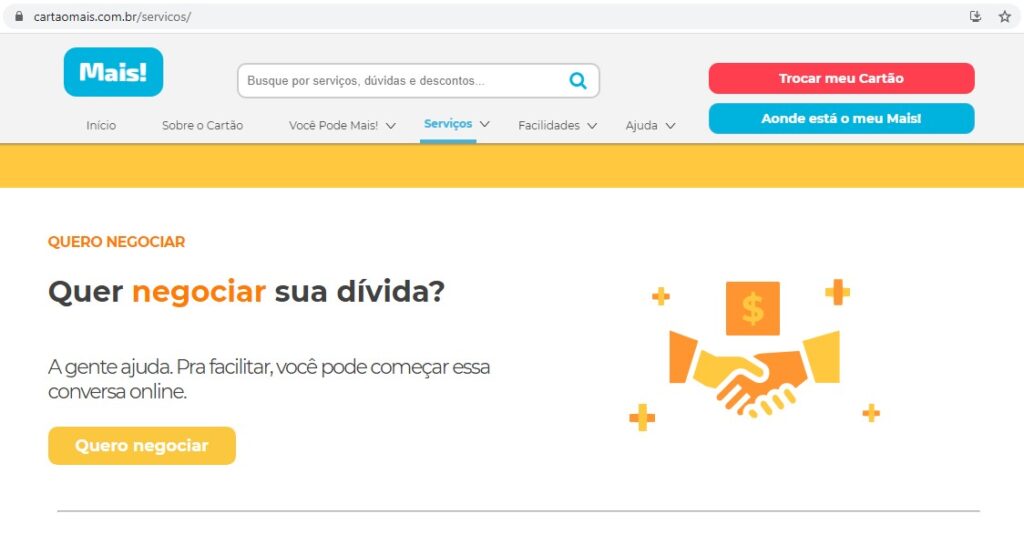 renegociar divida cartão mais