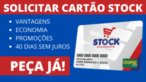 SOLICITAR CARTÃO STOCK ATACADISTA