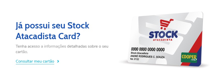 Cosultar Fatura do cartão Stock Atacadista