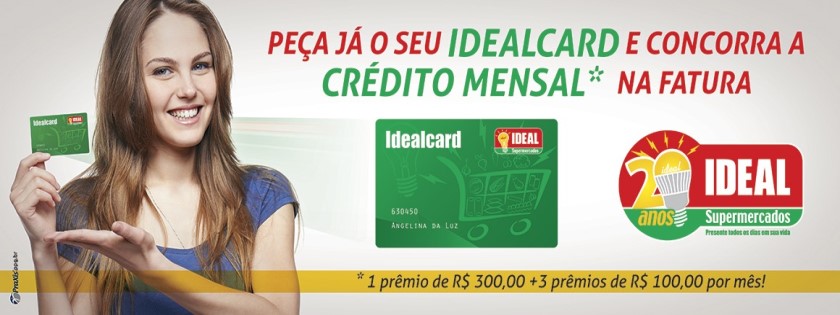 Solicitar cartão Supermercados IDEAL