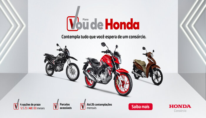 consórcio de moto honda