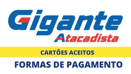 CARTÕES ACEITOS GIGANTE ATACADISTA