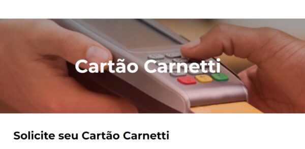 cartão carnetti supermercado