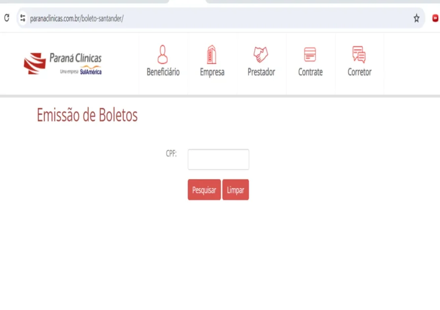 Boleto Paraná Clinicas 2ª Via