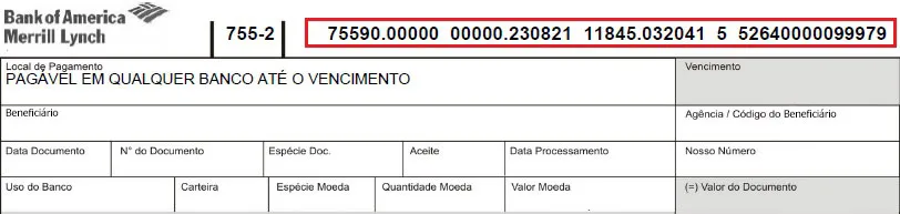 Atualizar Boleto Bank of America Merrill Lynch - Linha Digitável 3 Atualizar Boleto Bank of America Merrill Lynch