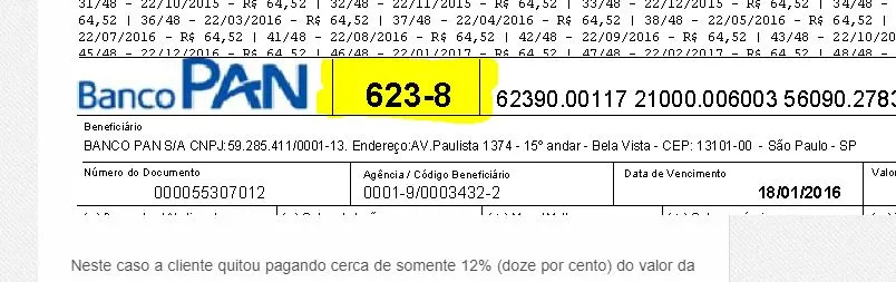 Antecipar Parcelas Banco Pan - Financiamento Veículo 4 codigo banco pan boleto